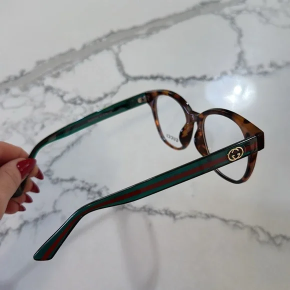 GG G u c c i Tortoise Shell Eyeglasses - Picture 4 of 9